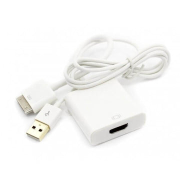 30 Pin to HDMI Female with USB Charger Adapter for iPad iPhone - Imported from UK